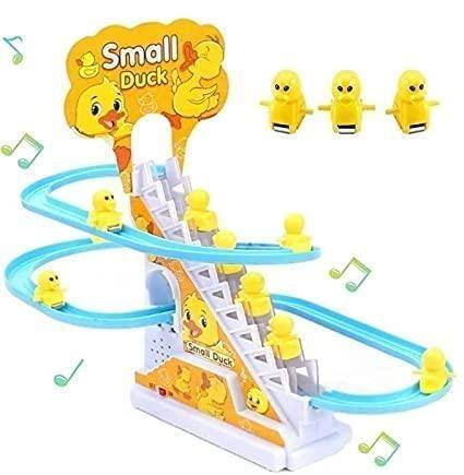 Duck Slide Toy Set, Funny Automatic Stair - ApnaBuyer