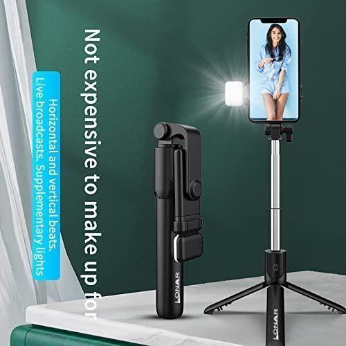 Extendable Flash 3-in-1 Selfie Stick Tripod with Bluetooth Remote - ApnaBuyer